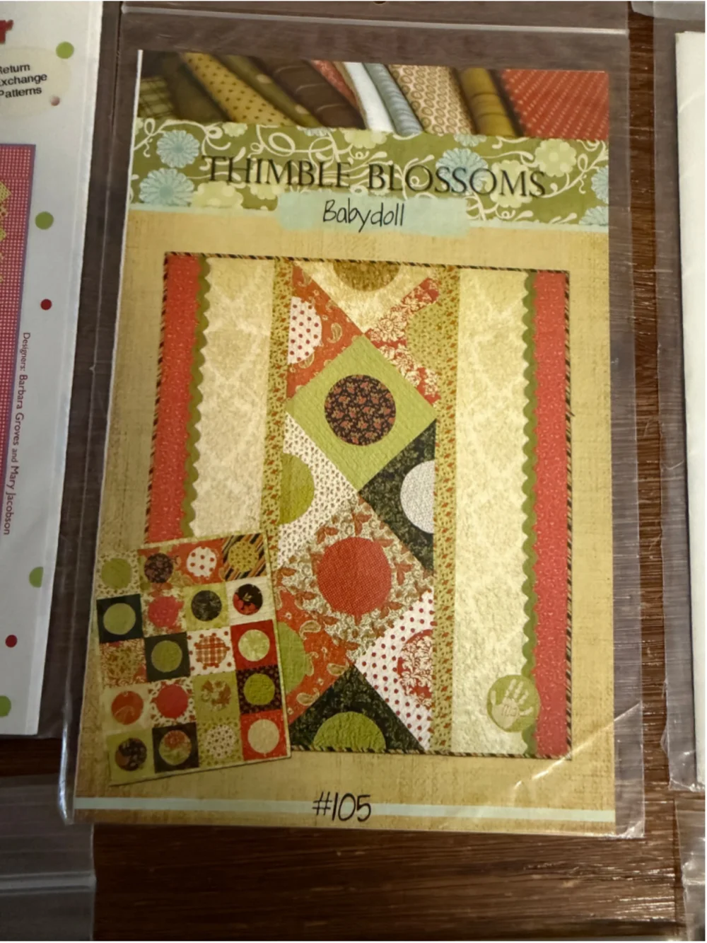 Vintage Quilt Pattern Lot of 9 New Unused Me and My Sister Thimble Blossoms OOP